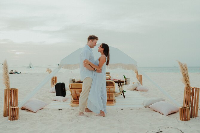 Aruba Eagle Beach Romantic Sunset Picnic in a Luxury Cabana - Add-ons for proposals, dinner, and photos