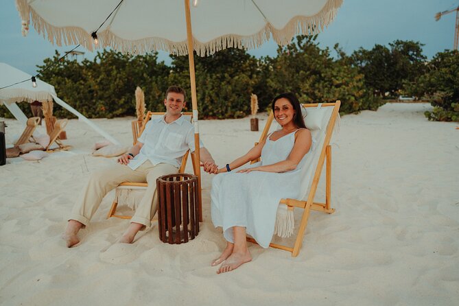 Aruba Romantic Sunset Photoshoot & Beach Picnic in Luxury Cabana - The real star: VIP sunset viewing with a relaxing pace