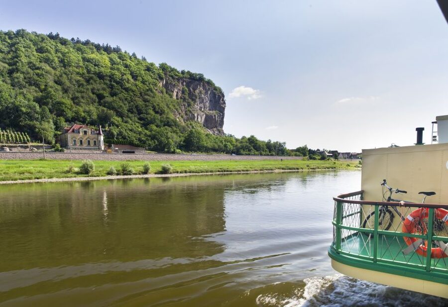 Bad Schandau: Romantic end of the day tour (L33) - A 90-minute paddle steamer through Saxon Switzerland
