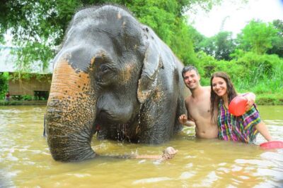 Chiang Mai: Private Elephant Care Experience for Couples - The morning pickup and ride to the Elephant Retirement Park