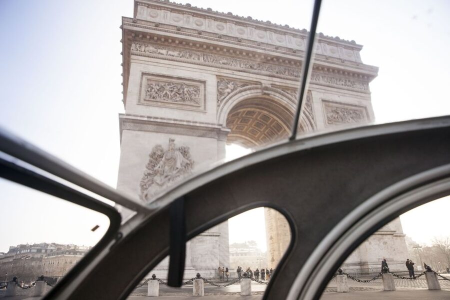 Classic, Romantic Paris: 3-Hour Vintage 2CV Tour - The classic Paris sweep: Champs-Élysées, Arc de Triomphe, and Trocadéro views