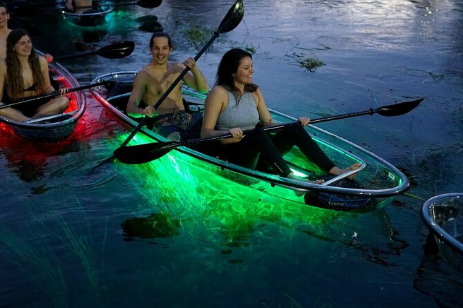 Date Night LED Glow Clear Kayak or Paddleboard & Champagne - Getting the Most Out of Your 2-Hour Glow Paddle