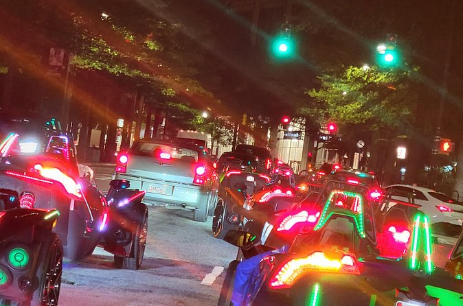 Date Night Ride in a Polaris Slingshot - Stop 1: Truist Park Night Lights and Photo Time