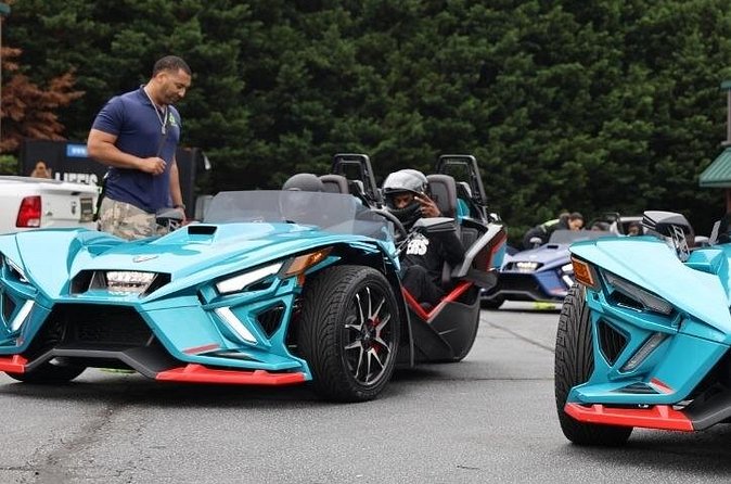 Date Night Ride in a Polaris Slingshot - Midtown Atlanta Drive-By: Bank of America Plaza to Buckhead