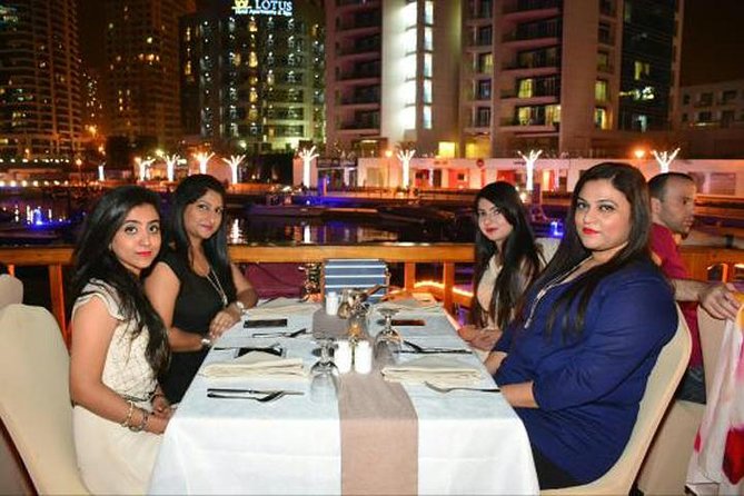 Dubai Marina 2-Hour Romantic Cruise Dinner - Dubai Marina by Night: The Dhow Dinner Cruise Vibe