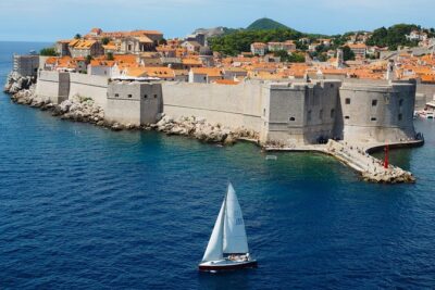 Dubrovnik Private Romantic Sunset Sailing - Stop 1: Dubrovnik City Walls From a New Angle