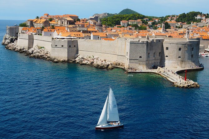 Dubrovnik Private Romantic Sunset Sailing - Stop 1: Dubrovnik City Walls From a New Angle