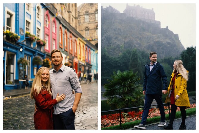 Edinburgh Photoshoot for Couples, Families & Solo Travellers - Weather in Edinburgh: how to show up so the photos stay good