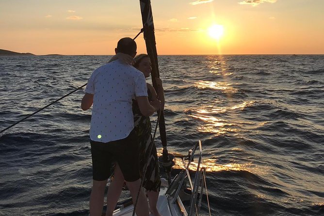 Experience Romantic Sunset Sailing on modern 36ft sail yacht from Zadar - The Sun Greeting and Monument to the Sun: your best sunset photo target