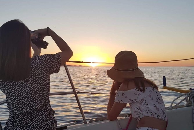 Experience Romantic Sunset Sailing on modern 36ft sail yacht from Zadar - The skipper makes the trip: stories, steering, and photo help