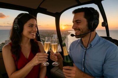 Fort Lauderdale : Romantic Champagne Helicopter Flight Tour - The 15-minute safety briefing that keeps things comfortable