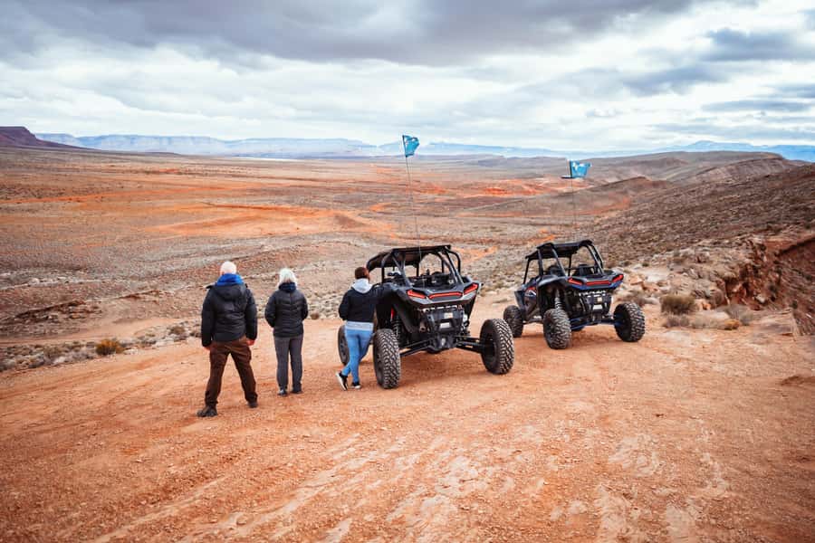 Greater Zion: Couples UTV Tour with Food - First Stop: Sand Hollow State Park, Right Where the Fun Starts