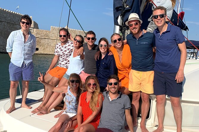 Heraklion: Sunset Luxury Cruise with Sushi and Open Bar - The Water Time: Swimming, Snorkeling, SUP, and Inflatable Fun