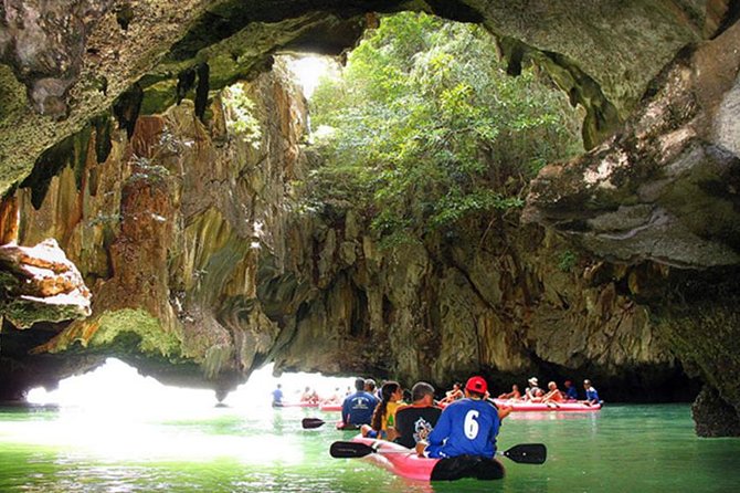 James Bond Island and Phang Nga Bay Sunset Romantic Trip By Phuket Seahorse Tour - Stop 3 & Stop 4: Khao Ping Kan (Leaning Rock) and the surrounding movie rocks