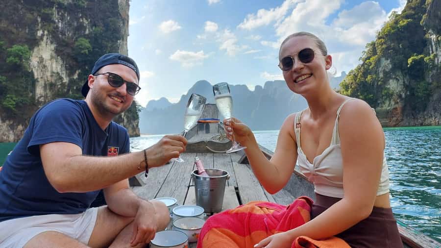 Khao Lak: Cheow Lan Lake Romantic Sunset Cruise with Drinks - Khao Lak to Cheow Lan: the long scenic transfer that sets the pace