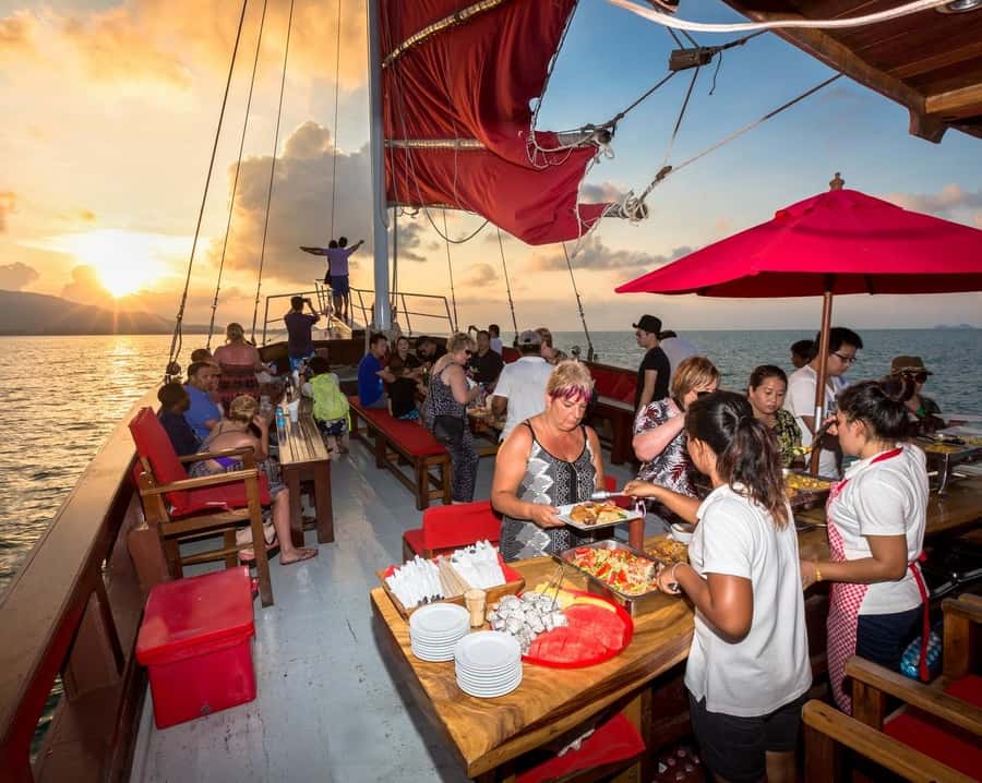 Koh Samui: Red Baron Romantic Sunset Dinner Cruise - The booking basics that can trip you up
