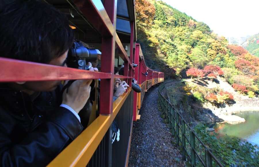 Kyoto: Arashiyama Tour with optional Sagano Romantic Train - Togetsukyo Bridge and Arashiyama Park: photo time plus breathing space