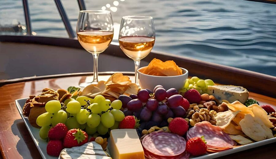 Marina Del Rey: Romantic Cruise, Wine, Cheese, Sealions - What you’ll see: luxury yachts, waterfront views, and the golden-hour route