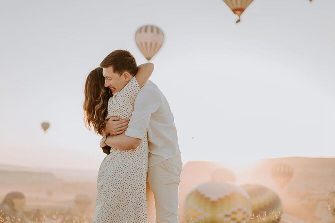 Marriage Proposal and Photoshoot in Cappadocia with Balloon view - Timing Is Everything: Balloons, Snow, and That 9am Reality