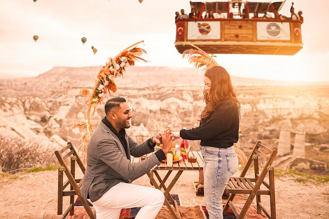 Marriage Proposal and Photoshoot in Cappadocia with Balloon view - Pickup, Group Size, and Getting Your Day on Track