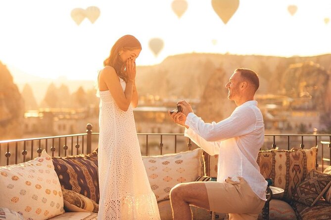 Marriage Proposal and Photoshoot in Cappadocia with Balloon view - How the Photoshoot Works: Angles, Timing, and Multiple Spots