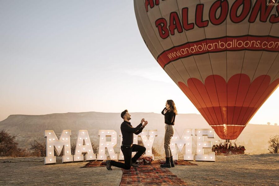 Marriage Proposal Surprise & Engagement in Cappadocia - The Built-In Setup: Less Stress, More Yes-Moment