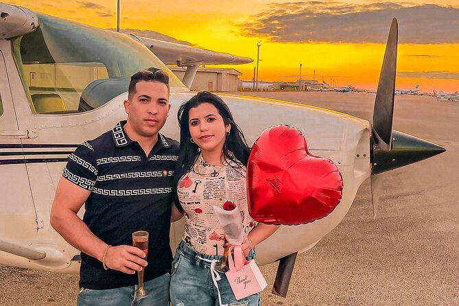 Miami Beach: Romantic Sunset Private Airplane Tour with Champagne - Should you book this Miami Beach sunset airplane tour?
