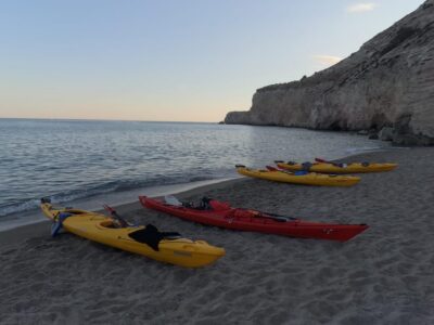 Milos: Romantic Semi Private Sunset Kayaking Tours - From Alogomandra Beach to Papafragas Caves: the 2-hour flow