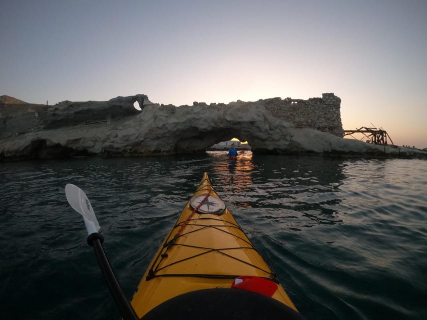 Milos: Romantic Semi Private Sunset Kayaking Tours - Price and logistics: is $88 good value?