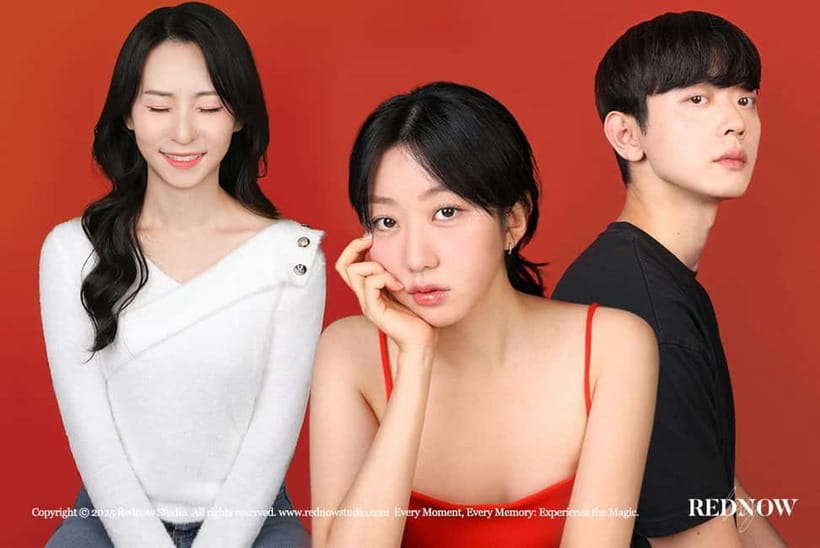 Myeongdong Rednow Studio: Portraits, Couples & Family Photo - Choosing the right package: passport, profile, concept, couple, and family