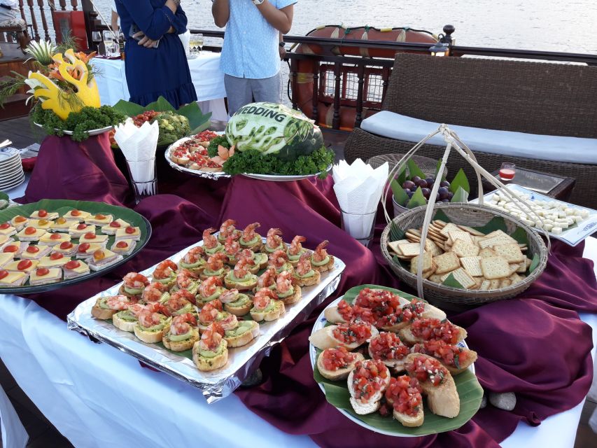 Nha Trang: Romantic Sunset Cocktails and Dinner Cruise - The 5-course seafood dinner with lobster, paced for a real evening