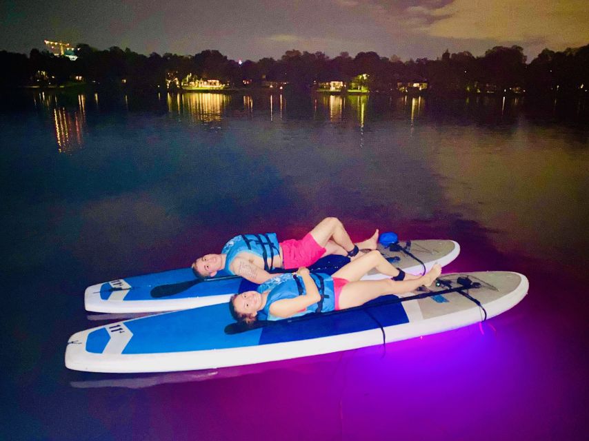 Orlando: Date Night LED Night Glow Tour with Sparkling Wine - Sparkling wine, waterproof bags, and the photo drop after