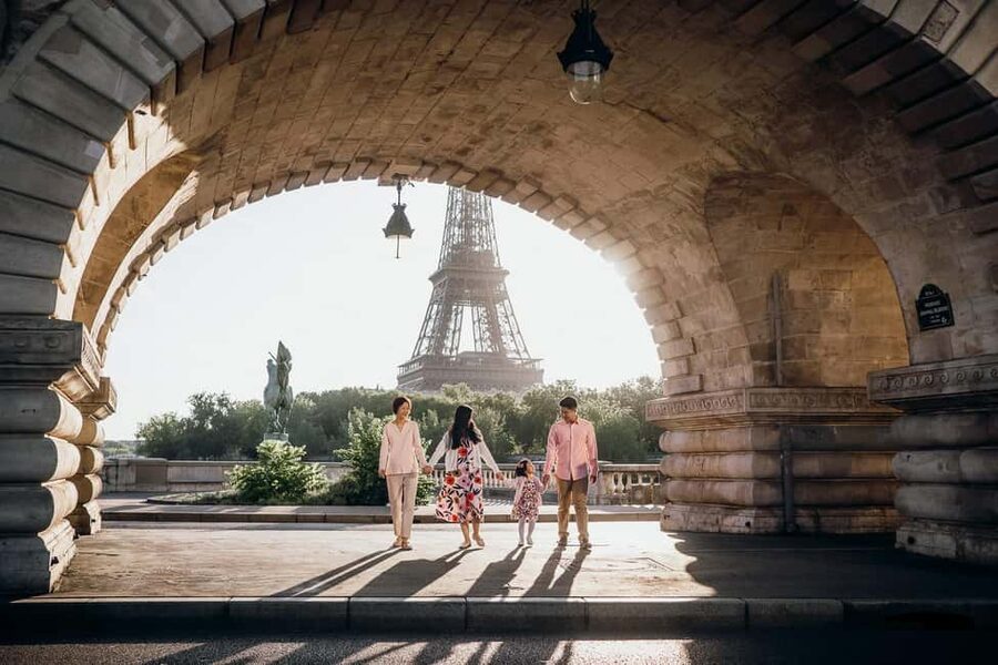 Paris: Private Eiffel Tower Photoshoot for Couples & Family - Port Debilly and the River Walk: Unique Perspectives Beyond the Usual Shot