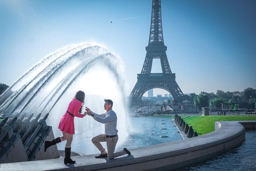 Parisian Proposal Perfection. Photography/Reels & Planning - How the session feels: guidance that keeps nerves down