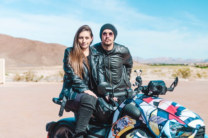 Private Guided Red Rock Canyon Tour for Couples on a CanAm Trike - The Can-Am Ryker setup: what you get and what to check first