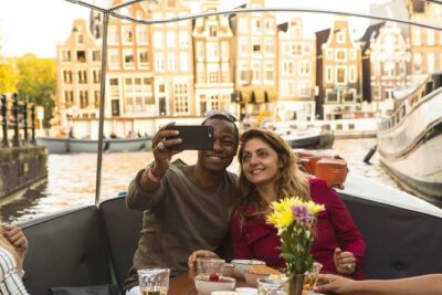 Private Romantic Canal Cruise Amsterdam with Bubbly and Snacks - Merchant power and the Golden Belt