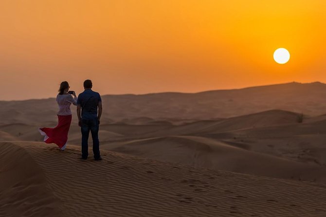 Private Romantic Dinner in Desert Abu Dhabi with Hot BBQ Dinner - A private romantic dune dinner that actually feels private