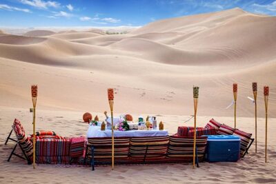 Private Romantic Dinner in Desert Abu Dhabi with Hot BBQ Dinner - Getting to Al Khatim Desert: the comfort of hotel pickup