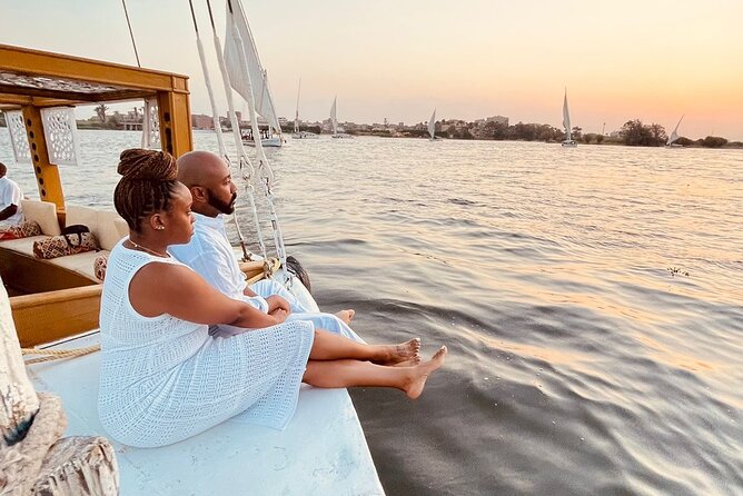 Private Romantic Dinner on the Nile - The felucca ride: watching the Nile shift into sunset mode