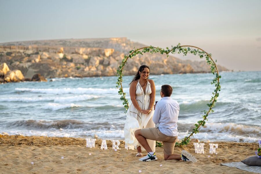 Proposal Photoshoot with Professional Photographer in Malta - Where You Meet and How Planning Gets Handled
