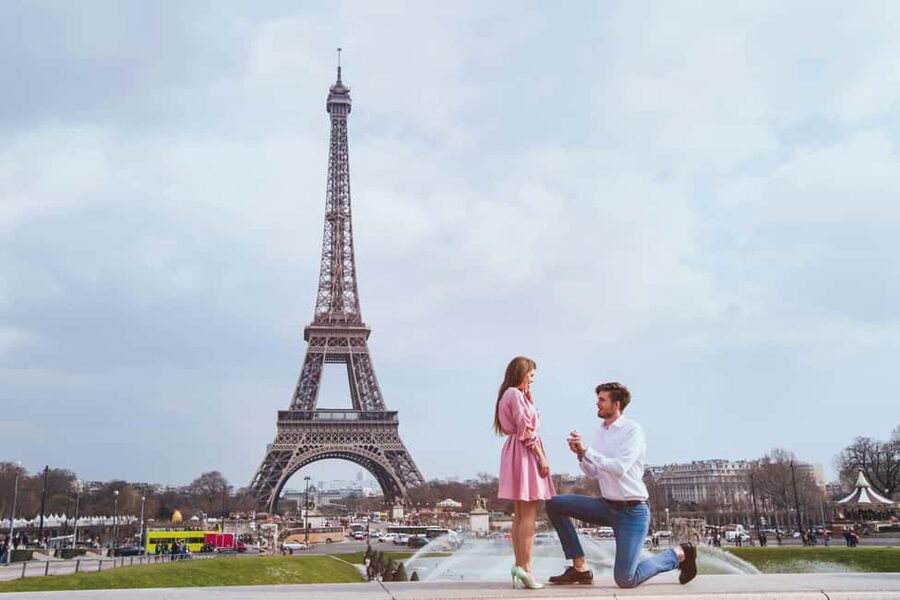 Proposal Photoshoot - Where to Meet at Trocadéro Stairs (and Why It Matters)