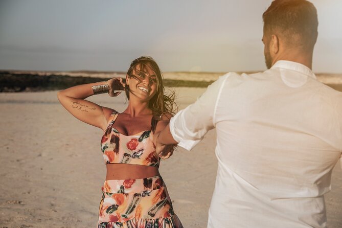 Romantic and fun couple shooting in Corralejo: capture your love! - Price and what you truly get for $221.63 (up to 2)