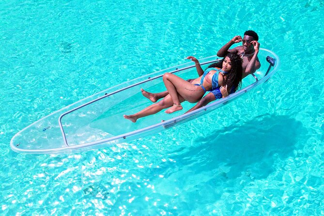 Romantic Clear Kayak Drone Photoshoot for Couples Turks & Caicos - Clear Kayak Meets Drone Photography in Turks and Caicos