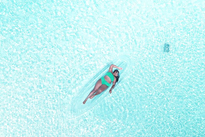 Romantic Clear Kayak Drone Photoshoot for Couples Turks & Caicos - Posing With a Real Photographer (Not a Camera Timer)