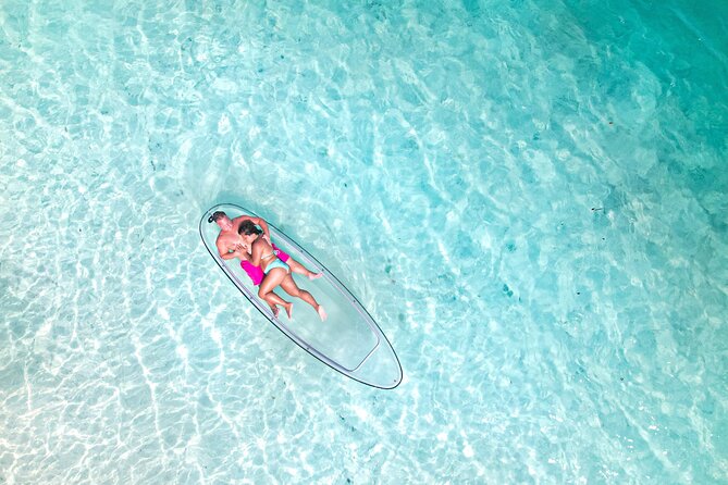 Romantic Clear Kayak Drone Photoshoot for Couples Turks & Caicos - Who Should Book This Clear Kayak Drone Photoshoot