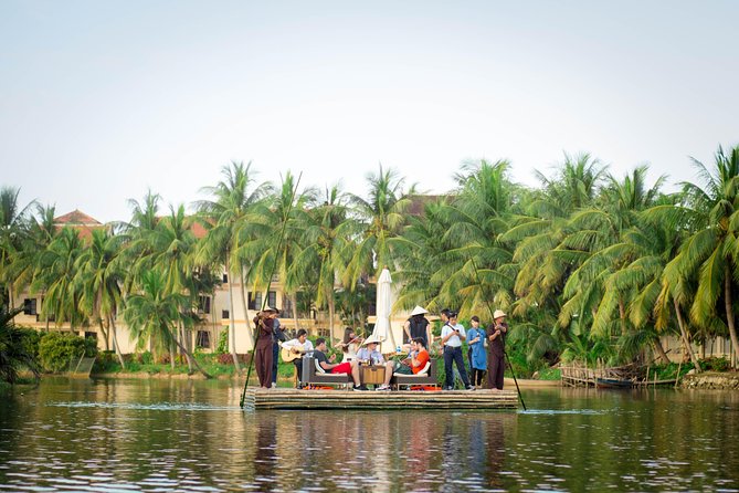 Romantic Dinning On The Bamboo Raft - Why a bamboo raft dinner feels different in Hoi An