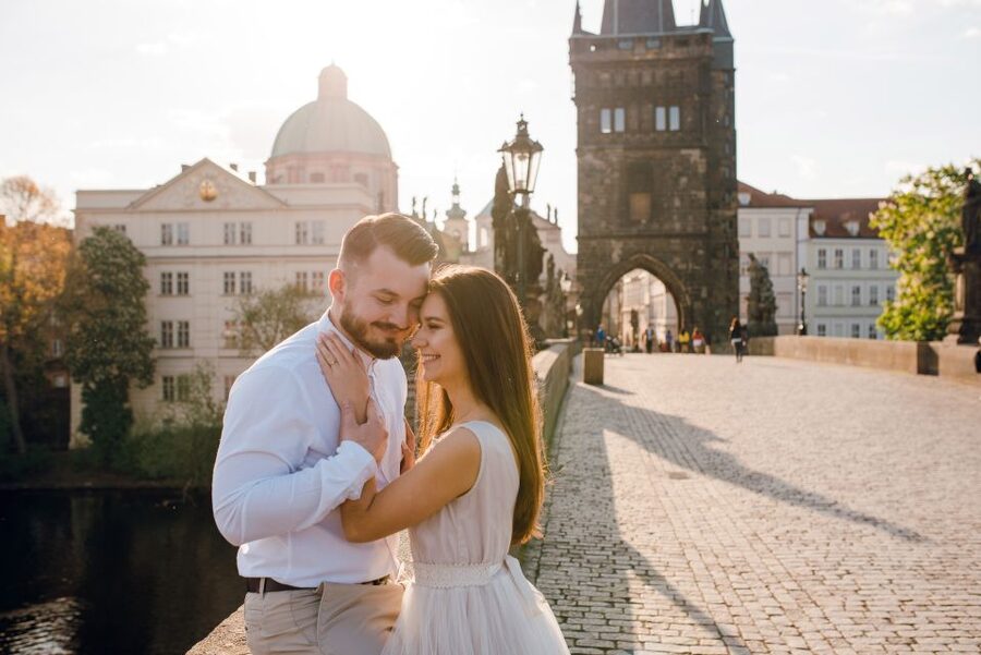 Romantic Photoshoot Experience for Couples in Prague - Astronomical Clock stop: famous Prague details, captured your way