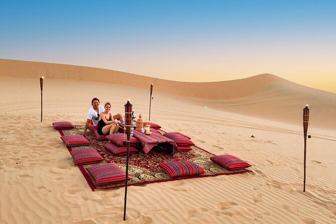 Romantic Private Dune Dinner Abu Dhabi - Dune bashing in a 4x4 Land Cruiser: how to enjoy the roller-coaster part
