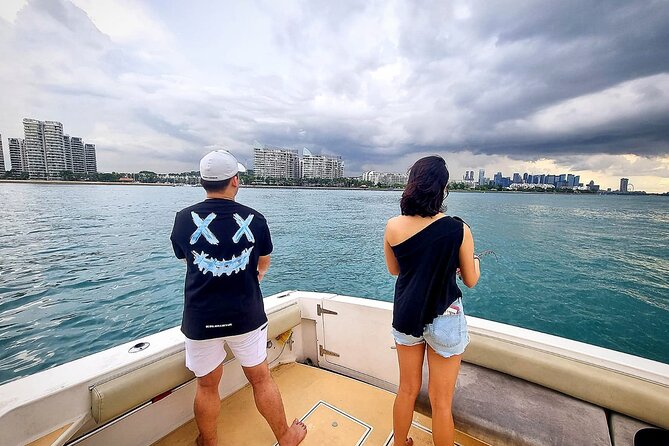 Romantic Private Sunset Dinner Cruise with a 3-course meal - The post-dinner skyline cruise: Marina Bay Sands and the Flyer