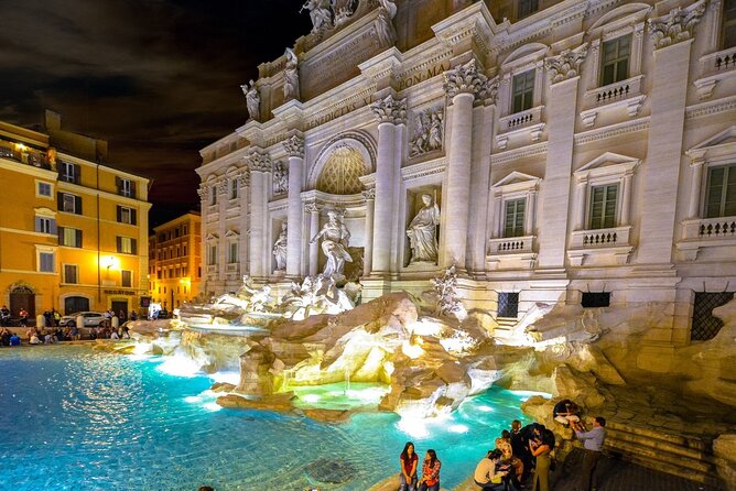 Romantic Rendezvous: Private Night Tour of Rome with Chauffeur - Colosseum by night: viewing stop only, plan entry separately if you want it